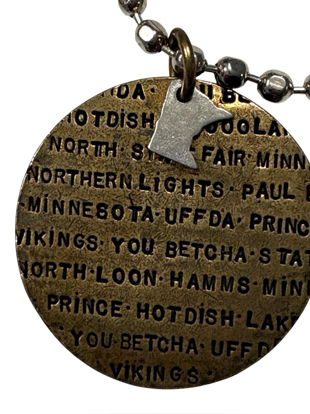 Mac and Me 18" Pendant Minnesota MN NWT Necklace State Fair